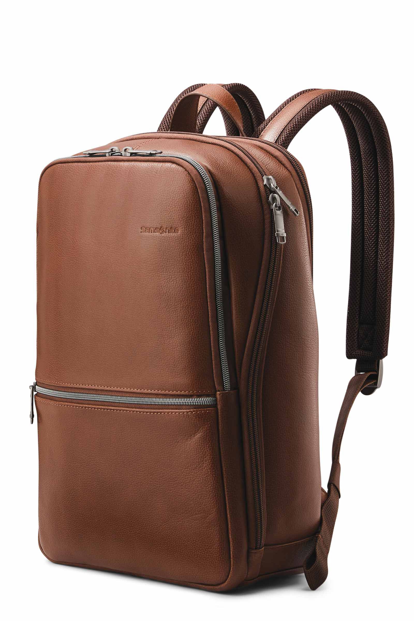 Leather + Suede Slim Backpack – Case of One – Terra Natural Designs