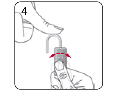 setting combination on tsa lock