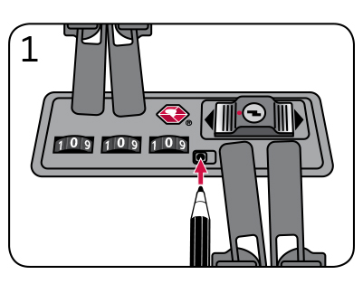 samsonite lock reset tsa007 padlock