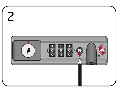 samsonite lock reset tsa007 padlock